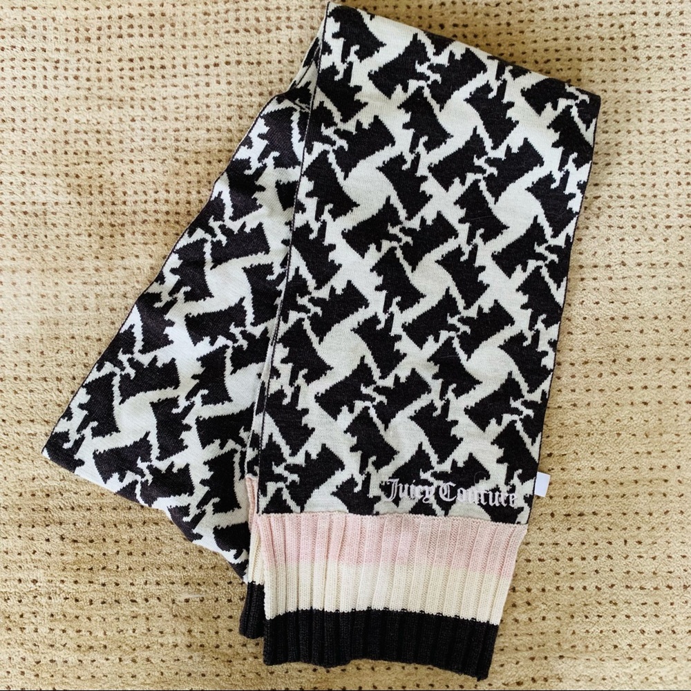 Brown Juicy Couture Wool Scarf